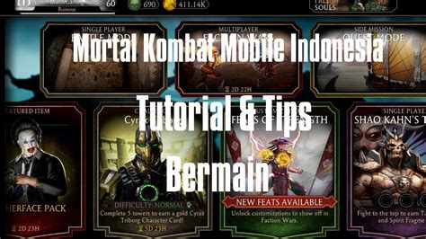 Review Game Play, Tutorial & Tips Mortal Kombat Mobile Indonesia X Android - YouTube