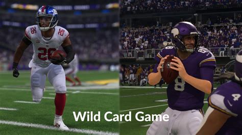 Giants at Vikings Wild Card Game Madden NFL 23 PS5 UHD 4K - YouTube