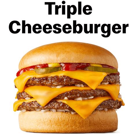 Triple Cheeseburger | McDonald's Australia