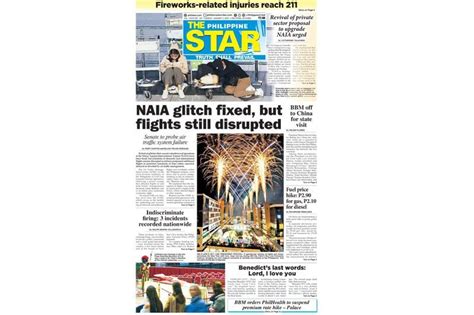 The STAR Cover (January 3, 2023) | Philstar.com