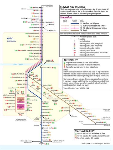 Thameslink_route_map.pdf | Rail Transport | Passenger Rail Transport