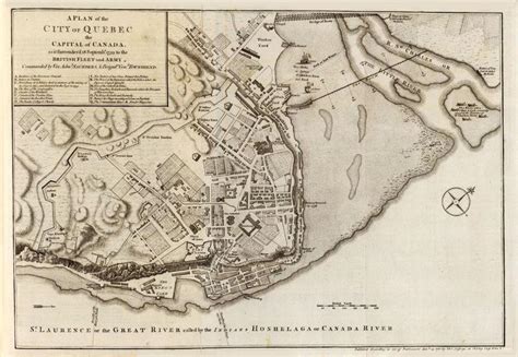 Old Quebec City map - Old Quebec City walking tour map (Quebec - Canada)