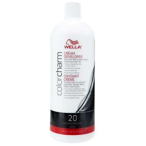 Wella - Wella COLOR CHARM, HAIR COLOR Cream Developer 20 Volume, 32 Oz ...