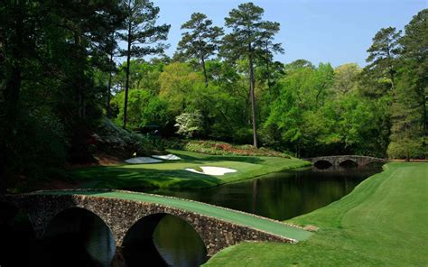 Download Step onto the Magnificent Augusta National Golf Course Wallpaper | Wallpapers.com