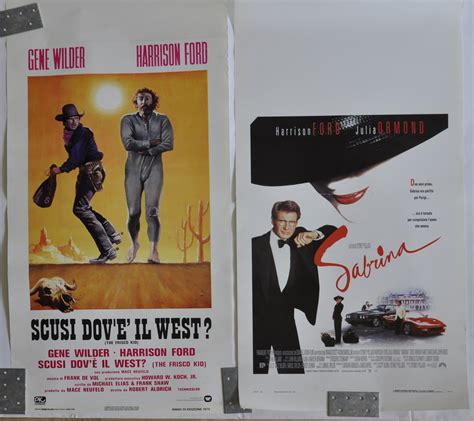 2 Original Posters of Harrison Ford: the Frisco Kid, and sabrina, by ...