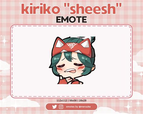 Overwatch Kiriko SHEESH Emote / OW / Twitch / Discord / Youtube / Streaming / Emote Pack - Etsy