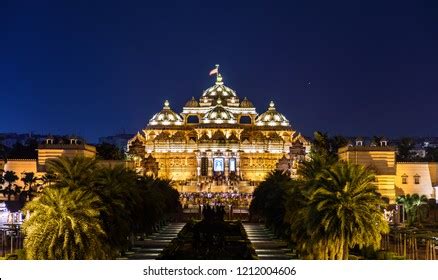 Beautiful View Akshardham Temple Night New Stock Photo 1212004606 | Shutterstock