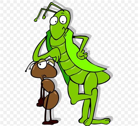 The Ant And The Grasshopper Clip Art, PNG, 524x750px, Ant And The Grasshopper, Aesop, Ant, Area ...