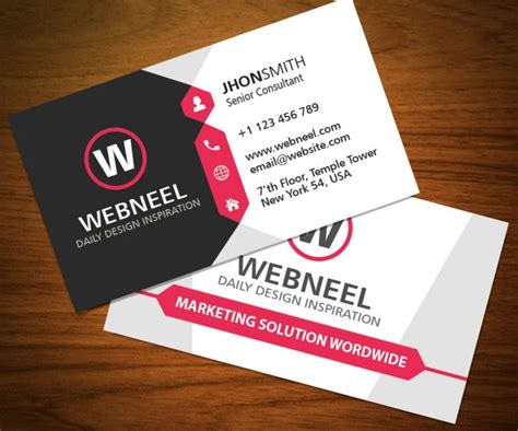 15 Creative and Simple Business Card Design Templates - Free Download