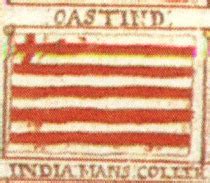 File:British East India Company Flag from Downman.jpg - Wikimedia Commons