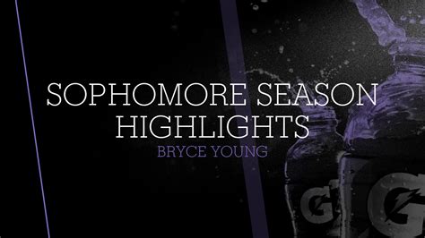 Sophomore Season Highlights - Bryce Young highlights - Hudl