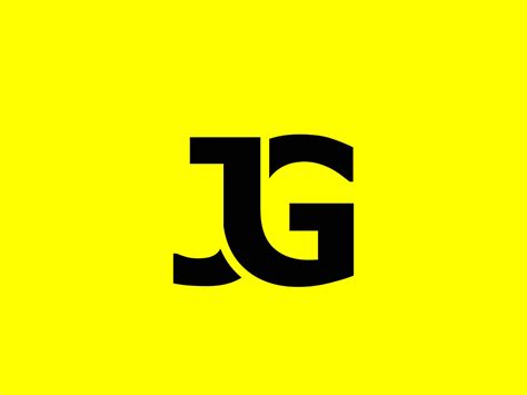 jg gj logo design by xcoolee on Dribbble