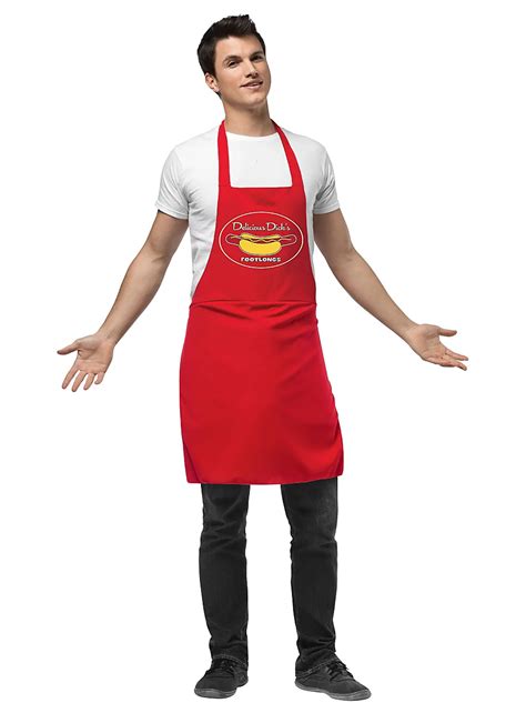 Hot Dog Vendor Costume - maskworld.com