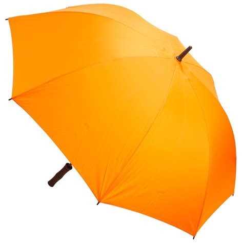 Premium Fibreglass Golf Umbrella - Orange | Brolliesgalore