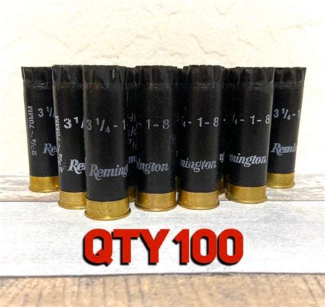 Black Empty Used Shotgun Shells Remington 12 Gauge Spent 12GA Hulls ...