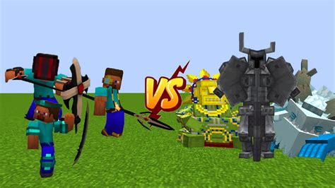 Mowzie's Bosses VS Weapons of Miracles Mod In MInecraft! Epic FIghts In Minecraft - YouTube