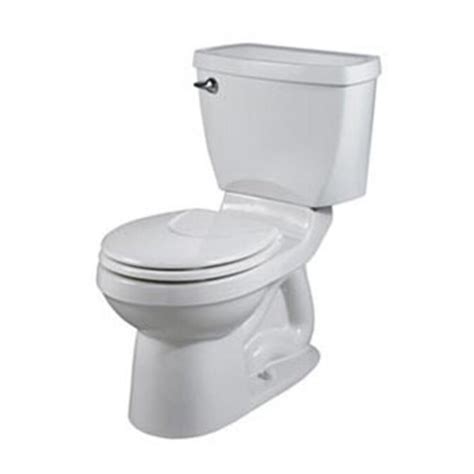 American Standard Champion 4 White Round Standard Height 2-Piece Toilet ...