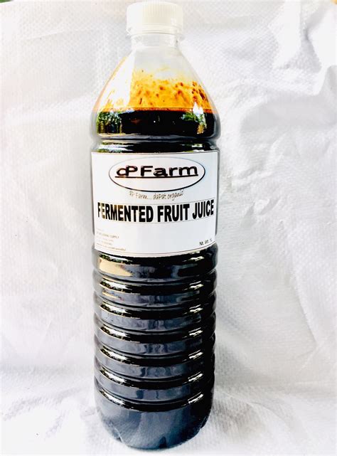 PURE FERMENTED FRUIT JUICE (FFJ) 1L / NO ADDED WATER / Liquid Organic ...