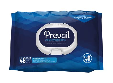 Prevail Pre-moistened 8″x12″ Personal Hygiene Wipes Light Fragrance 48 Per Soft Pack « Medical Mart