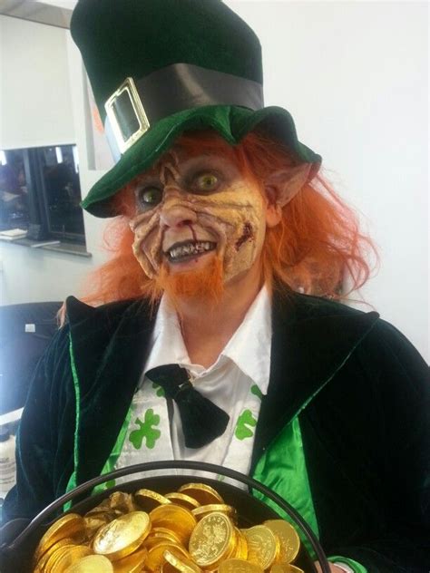 Evil Leprechaun and his pot of gold | Evil leprechaun, Halloween queen, Halloween make