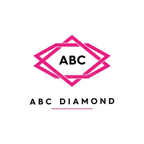 Two Diamonds Logo. Diamonds Company Logo with Diamond Symbol Stock Vector - Illustration of ...