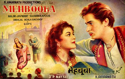 Mehbooba Movie: Review | Release Date (1954) | Songs | Music | Images | Official Trailers ...