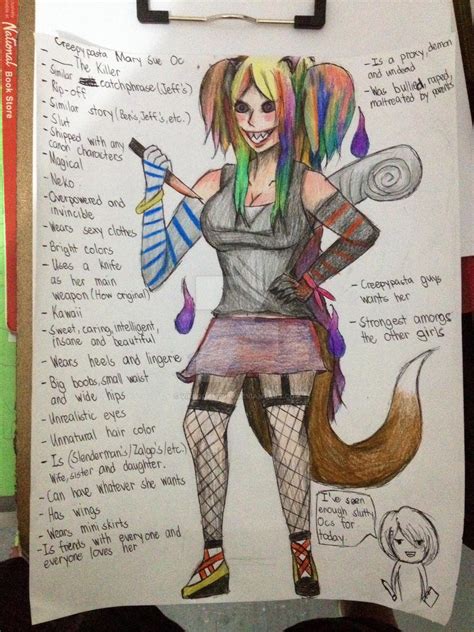 Creepypasta Mary Sue Oc by Vikeogame999 on DeviantArt