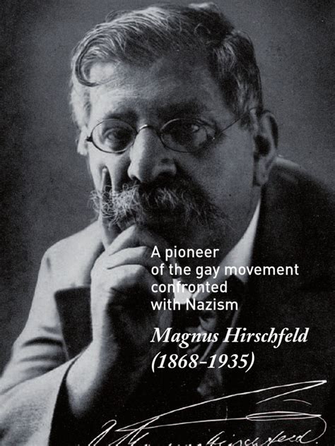 Hommage to Magnus Hirschfeld (EN) | Lgbt Social Movements | Homosexuality