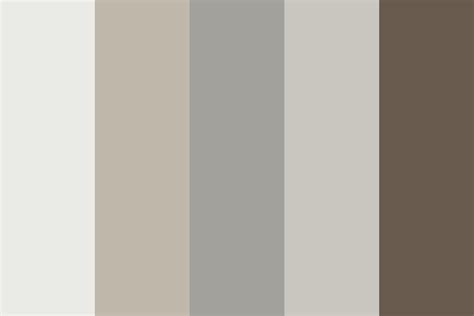 AT cool neutral grey brown Color Palette