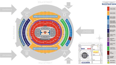 Madison Square Garden Theatre Seat Map | Two Birds Home