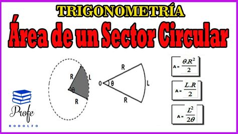 ÁREA DE UN SECTOR CIRCULAR - Ejercicios Resueltos - YouTube