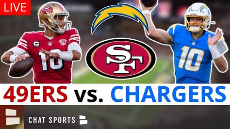 49ers vs Chargers LIVE Streaming Scoreboard, Free Play-By-Play, Highlights & Stats, SNF; NFL ...