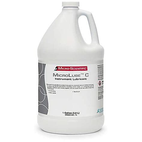 Micro-Scientific BRN T2 MicroLube C Instrument Lubricant, 1 Gallon: Amazon.com: Industrial ...