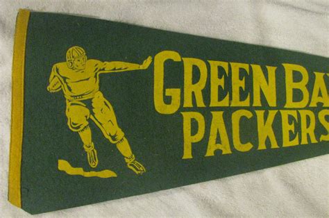 Lot Detail - 40's GREEN BAY PACKERS PENNANT