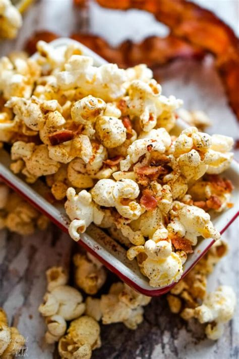 Smoky Bacon Popcorn - Accidental Happy Baker