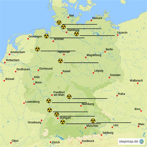 Atomkraftwerke Deutschland Karte | Karte