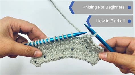 How to : Bind off in knitting - YouTube