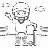 Little Cricket Player coloring Page  Download Print Or Color Online sketch template