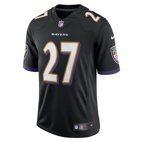 Men's Baltimore Ravens J.K. Dobbins Nike Black Vapor Limited Jersey