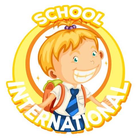 Logo design for international school 445211 Vector Art at Vecteezy