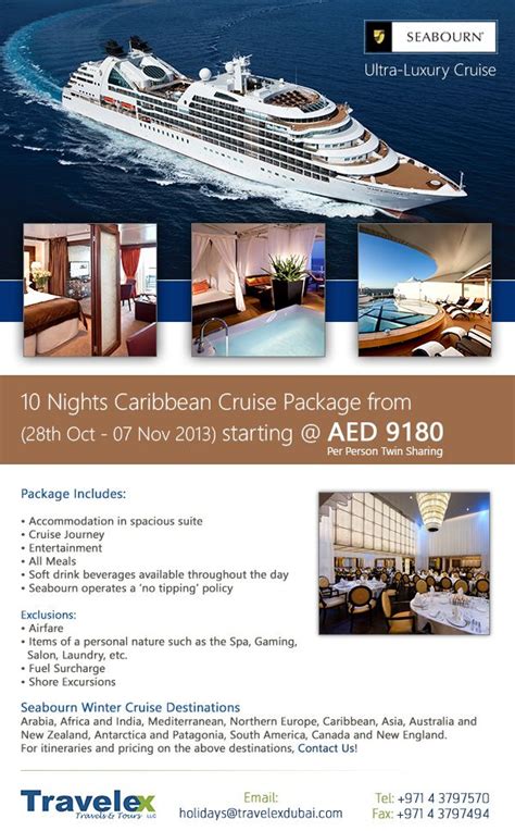 Cruise Packages - Best Holiday Destinations, Ultra Luxury, Premium, Mega / Book Now - http://www ...