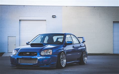 Subaru WRX STI Blue Car Tuning wallpaper | 1680x1050 | #17938