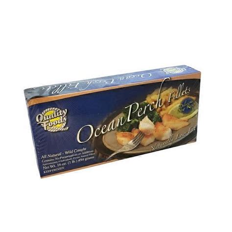 Quality Foods Ocean Perch Fillets (4 oz) - Instacart