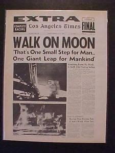 vintage 1960's newspapers moon landing - Saferbrowser Yahoo Image Search Results | Moon landing ...