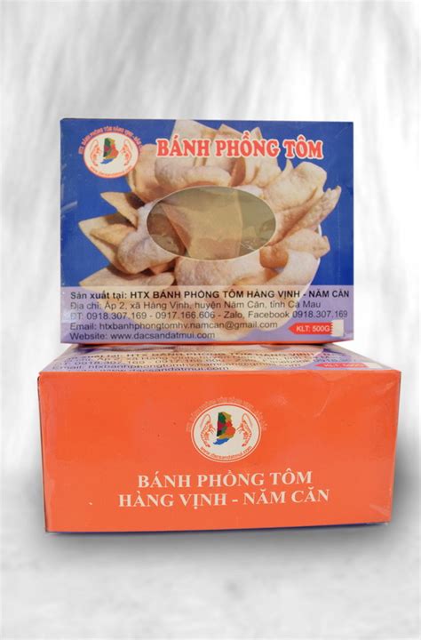 Bánh phồng tôm - HTX Bánh phồng tôm Hàng Vịnh Năm Căn - TRUNG TÂM ...