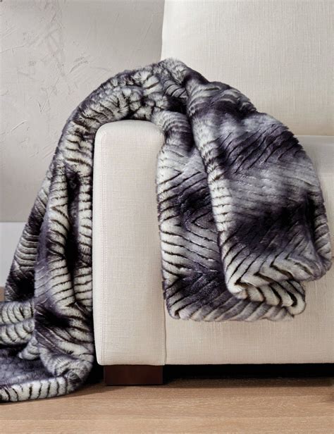 Luxury Faux Fur Throw | Frontgate