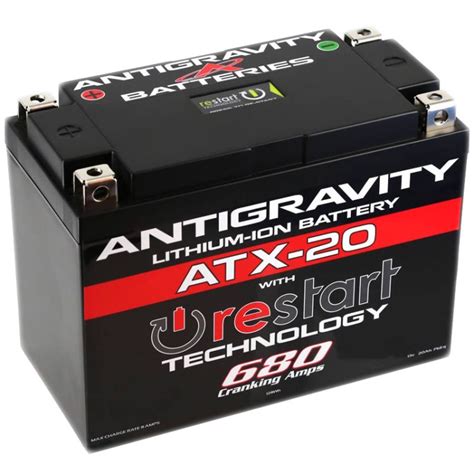 AG-ATX20-RS | ATX-20 Antigravity 12v 680 CA RE-START Lithium-Ion Battery