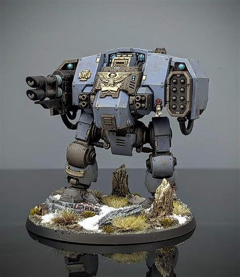 Finishing up my take on the Ballistus Dreadnought for my custom chapter ...