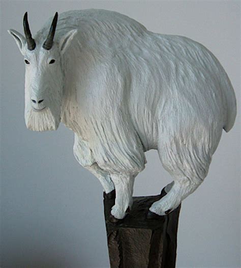 Mountain Goat, Bronze Sculpture | Tom Hjorleifson