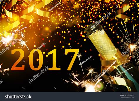 Bottle Champagnecelebration New Year Stock Photo 510994207 - Shutterstock